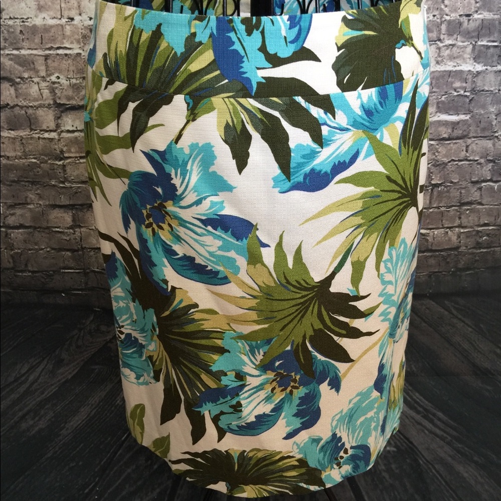 Ann Taylor Loft silk skirt